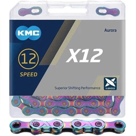 KMC łańcuch X12 kolor Aurora