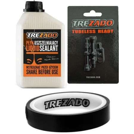 Trezado zestaw tubeless czarny 26mm